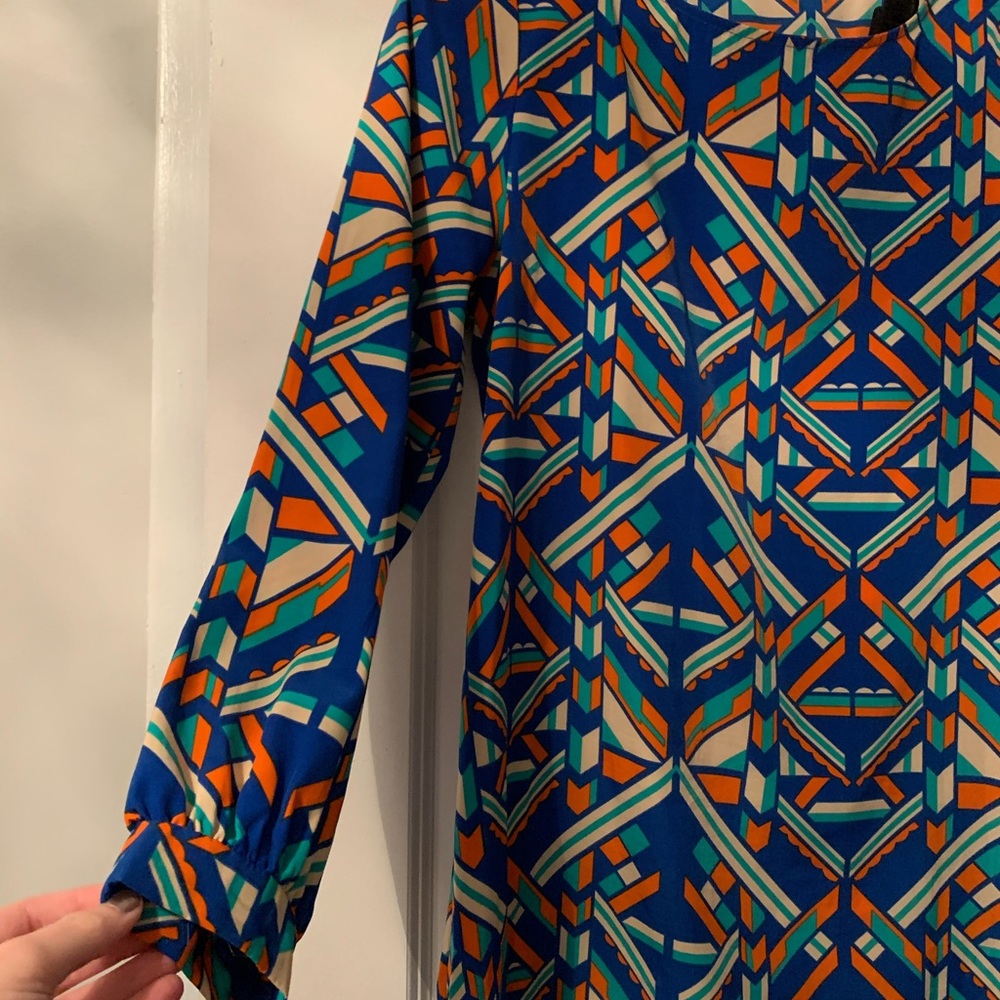 Karlie Geometric pattern dress